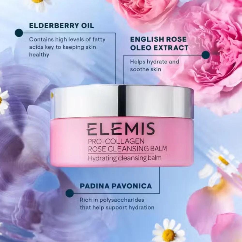 ELEMIS PRO-COLLAGEN ROSE CLEANSING BALM Mini 20g BRAND NEW